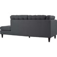thumbnail image 3 of Modway Empress Upholstered Polyester Fabric Right Facing Chaise in Gray, 3 of 5