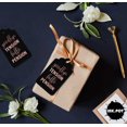 thumbnail image 4 of Inkdotpot Pack Of 50 Real Rose Gold Foil Paper Tags Good Bye Tension Hello Pension Retirement Favor Hang Tags, 4 of 6