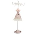 thumbnail image 2 of Mannequin Dress Jewelry Display Stand Model Dress Earring Necklace Ring Jewelry Holder Mannequin Stand Hanging Jewelry Tower Rack Jewelry Doll Holder for Necklace Earring Ring, 2 of 7