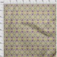 thumbnail image 4 of oneOone Velvet Light Yellow Fabric African Sewing Craft Projects Fabric Prints By Yard 58 Inch Wide, 4 of 4