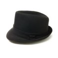 thumbnail image 4 of Van Heusen Herringbone - Twill Trilby - Black Fedora - Medium, 4 of 6