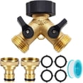 thumbnail image 1 of EGNMCR 2 Way Dispenser Water Water Connection Dispenser Faucet Dispenser Y Distributor Inlet Hose Dispenser Water Connection Adapter Garden The shunt, 1 of 8