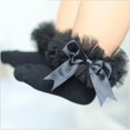 thumbnail image 1 of Princess Cute Baby Kid Girls Lace Ruffle Frilly Ankle Socks Princess Cotton Short Socks, 1 of 4