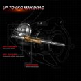 thumbnail image 4 of Spinning Reel 10 BB 5.2:1 Gear Ratio 9KG Max Drag Graphite Hollow Body Braid Ready Spool Ultra Light Fishing Reel ,Rigid Aluminum Skeletal Frame, 4 of 6