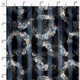 thumbnail image 2 of Soimoi Tissu en Soie Vert Tissu Floral Trèfle Imprimés au Mètre 42 Pouces de Large, 2 of 6