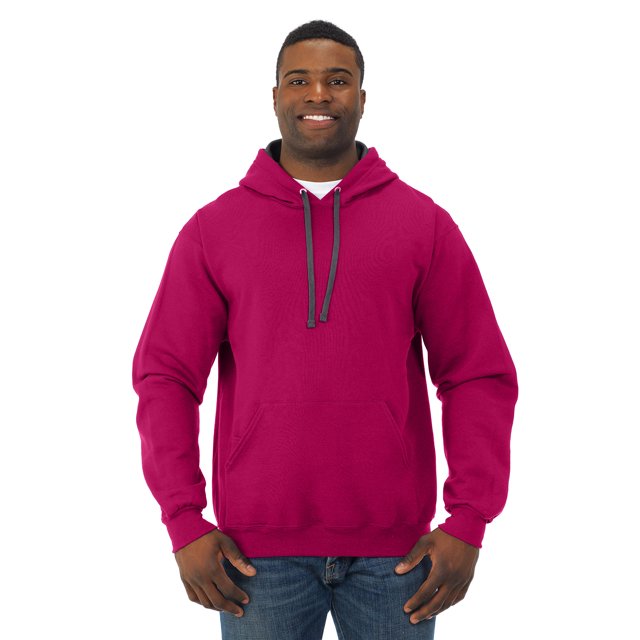 Fruit Of The Loom Sweat à Capuche Sofspun pour Hommes, G, Rose Cyber