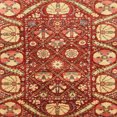 thumbnail image 1 of Ahgly Company Tapis d'Intérieur Carrés Abstraits Rouges Abstraits pour Aire, 7 Pieds Carré, 1 of 6