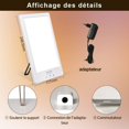 thumbnail image 3 of Luminotherapy lamp, 12000 lux, can prevent the depression of the humor, the memory and the function of the temperatures, can adjust the luminosity and the temperature of the colors of GROOFOO, 3 of 5