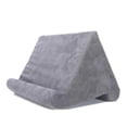 thumbnail image 1 of Sponge Pillow Tablet Holder for IPad Samsung Huawei Xiaomi Tablet Holder Mobile Phone Support Pillow Multi-angle Reading Stand,GRAY, 1 of 8