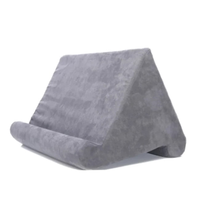 Sponge Pillow Tablet Holder for IPad Samsung Huawei Xiaomi Tablet Holder Mobile Phone Support Pillow Multi-angle Reading Stand,GRAY