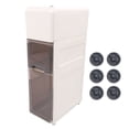 thumbnail image 2 of Armoire de Rangement Mince en Plastique, Boîte de Rangement Multifonctionnelle Style Tiroir avec Roues, Accès Facile pour Riz et Aliments, Idéale pour l'Organisation de la Cuisine, 2 of 7