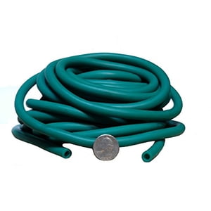 Workoutz 25ft Bande de résistance en vrac d'exercice Rolls de tubing (vert - Lumière)
