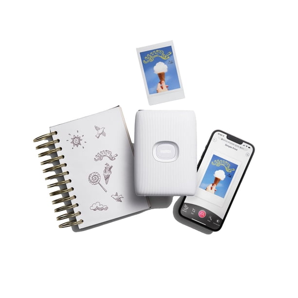 Fujifilm Instax Mini Link 2 Smartphone Printer Clay White - Walmart.ca