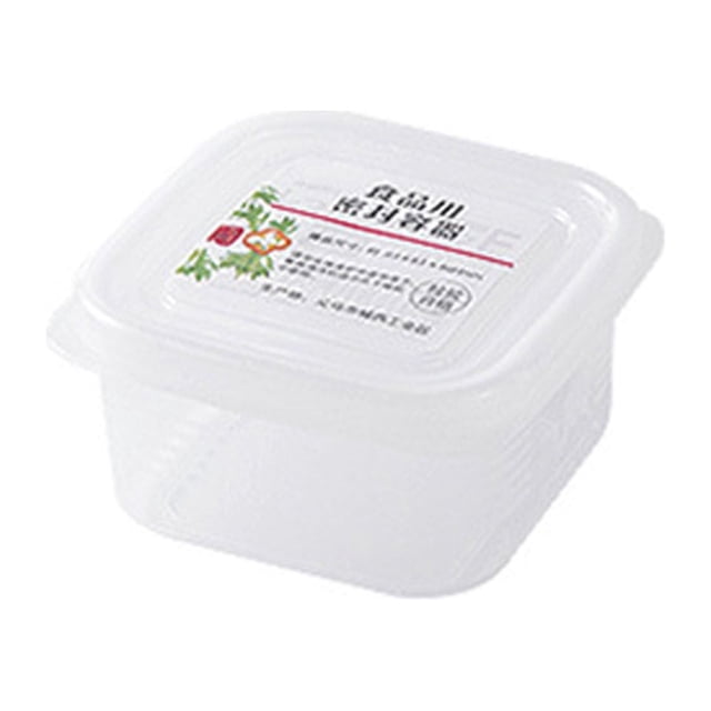 yulier Meal Prep Container Leakproof Reusable Freezer Clear Plastic Box Kitchen Fridge Food Storage Container with Lid for Storing Fruits, Vegetables, Meat