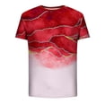 thumbnail image 5 of UVEASISHA Liquidation Chemise Homme Grande Taille Manches Courtes T-Shirt Graphique Imprimé 3D Hauts Muscle Décontracté Ample Col Rond Chandail Vêtements Tendance 2025, 5 of 5