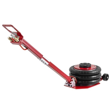 KFFKFF Pneumatic Jack, 3 Ton/6600 lbs Triple Bag Air Jack, Airbag Jack Featuring Six Steel Tubes, Elevates to 17.7", Swift 3-5 s Lifting Air Jack, Comes with Extendable Long Handle for Automobiles