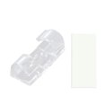 thumbnail image 4 of Maoww Cable Organizer Buckle Home Office Tabletop Wall Mounted Adhesive Cable Wire Fixing Clip, Transparent, 20pcs, 4 of 7