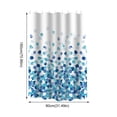 thumbnail image 3 of TIELUTT Doublure de Rideau de Douche en Tissu Transparent Robuste 96 Doublure de Rideau de Douche Lavable avec Poches Rideau de Douche Lourd avec Ventouses Ensemble de Rideau de Douche à Rayures Doublure de Rideau de Douche Extra Grand, 3 of 3