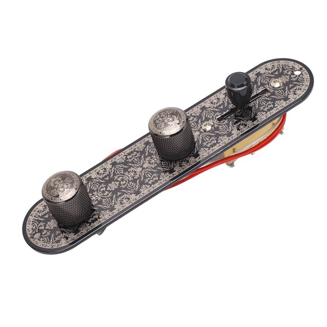 Electric Guitar Control Plate, Control Plate 3 Way Control Plate With Wiring Harness For Telecaster Parts