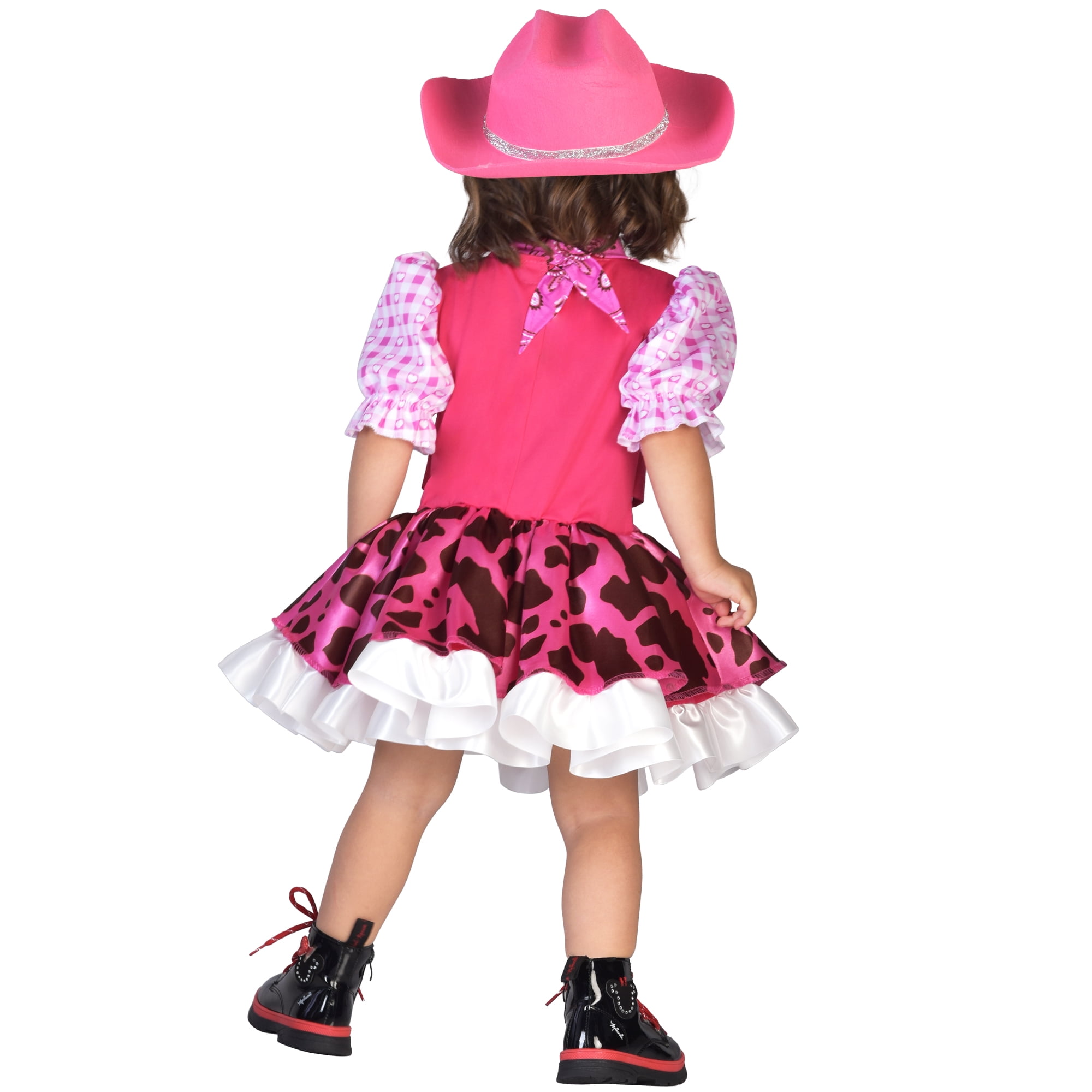 Costume d'Halloween pour enfant Petite Cow-girl Mignonne, Taille 3-4T