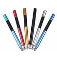thumbnail image 4 of KAKOWELY stylus pen Universal 2 in 1 Disc and Fiber Tip Capacitive Stylus Touch Screen Pen for All Touch Screen Devices Tablets & Cell Phones (Red)5.2"X0.37"X0.37", 4 of 4