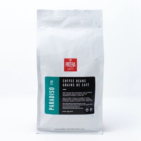Patera Paradiso F.T.O coffee beans