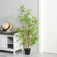 thumbnail image 4 of Outsunny Bambou Artificiel, Plante Décorative Factice de 4 Pi dans un Pot de Pépinière, 4 of 10