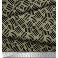 thumbnail image 3 of Soimoi Green Rayon Fabric Brush Stroke Abstract Print Sewing Fabric Yard 56 Inch Wide, 3 of 3