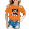 thumbnail image 1 of MEZZALL T-Shirts Graphiques Mignons pour Filles Enfants, Col Rond, Manches Courtes, T-Shirt d'Été Décontracté, T-Shirt Tendance Bébé Tout-Petit Tenue Quotidienne, 1 of 5