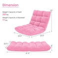 thumbnail image 3 of Patiojoy Chaise de Sol Réglable à 14 Positions, Fauteuil de Jeu Rembourré Inclinable, 3 of 8