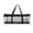 Black, variant on DVD Storage Bags(Can Hold 40 Each Bag), Water Resistant DVD Holder Case with Handles, Transparent PVC Media Storage for DVDs, CDs, Video Games, Books, 23.6" X 6.0" X 8.7"(Black)