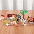 thumbnail image 4 of Mini Figurines d'Animaux Assorties Ensemble Jouet Éducatif Déco Table Miniature d'Animaux Jouets pour Enfants - 15 Pcs, Multicolore, 4 of 9