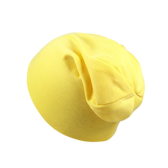 Hontri Baseball Caps in Sale, Baby Hat Baby Boy Beanie Cotton Skull Hat for Toddlers Little Boys 6-60 Months Hat Yellow