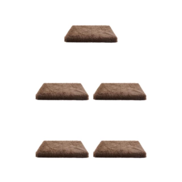 Thinsony Dog Bed Suitable For All Breeds Value For Money Easy To Clean Durable Polyester Pet Cushion Pet Mat khaki S 40*30*5cm 5Set