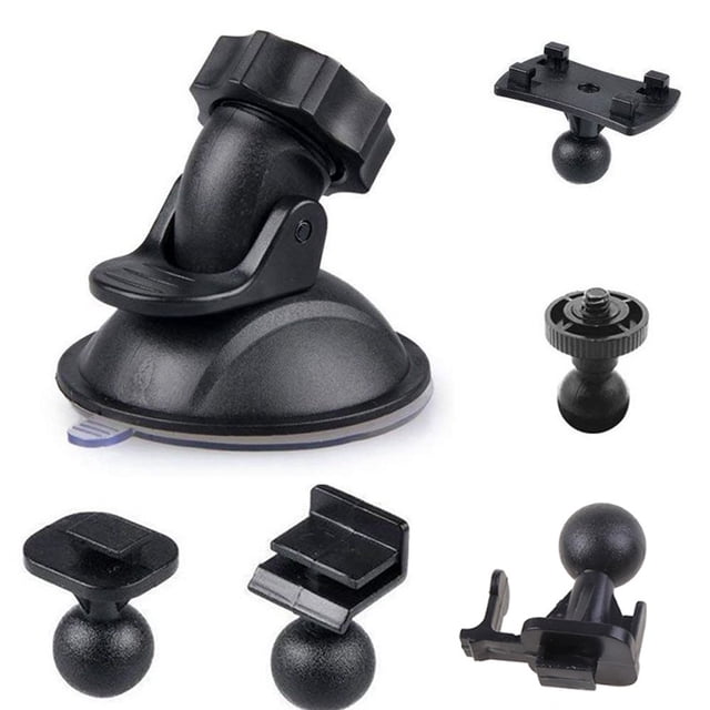 Lefu Car Suction Cup for Dash Cam Holder Vehicle Video Recorder with 5 Types Adapter