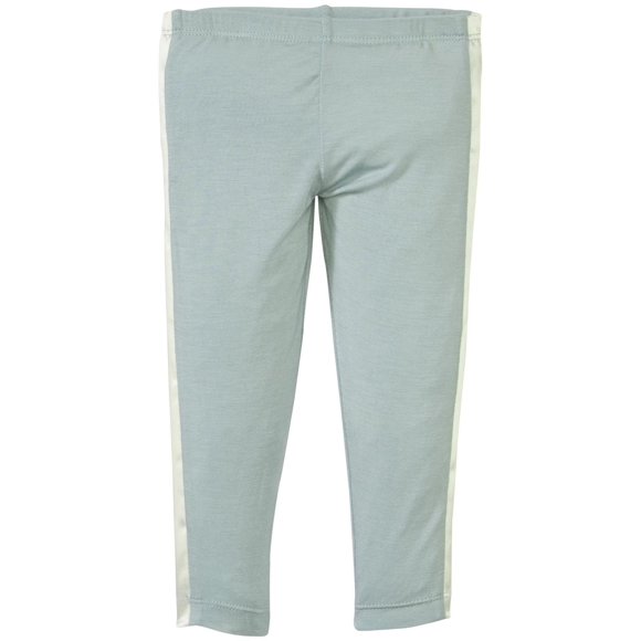 Kickee Pants Leggings pour Bébés Filles avec Ruban Rayé Jade 3-6 Mois
