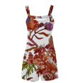 thumbnail image 5 of Pisexur Combinaison Casual Plus de Taille pour Femmes Summer Floral Sans Manches Ample Réglable Spaghetti Sangle Short Extensible une Pièce Combinaisons avec Poches S-3XL, 5 of 5