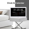 thumbnail image 4 of TopLLC 12-inch HD Digital Photo Frame Electronic Photo Album Calendar Clock Pictures Video Music Loop Playback Support Connected To The Computer Headphones Speakers on Clearance, 4 of 6