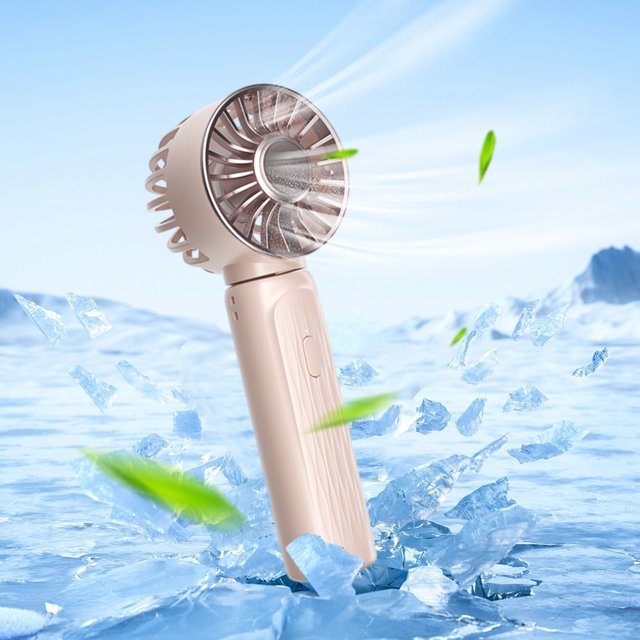 Boovnll Portable Fan, Adjustable High Speed USB Rechargeable Fans Lightweight Compact Handheld Fan for Outdoor, Travel, Camping, Vacation, Summer Gift, Mini Fan - Fan
