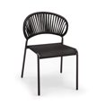 thumbnail image 3 of Mainstays Patio Wicker & Sling Stacking Chair, 3 of 10