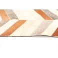 thumbnail image 2 of ECARPETGALLERY 4'8" x 6'7" Contemporary Cowhide Patchwork Handmade Area Rug for Living Room, Dining Room and Bedroom in Brown, 2 of 9