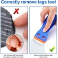 thumbnail image 2 of Dvkptbk A Scraper Plastic Scraper Tool Plastic Blades Plastic Blades Window Scraper with Blade Kitchen Gadgets, 2 of 6