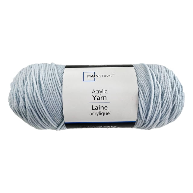 Mainstays Medium Acrylic Yarn Niagara Mist, 7 oz 397 Yards
