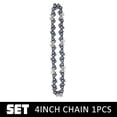 thumbnail image 2 of Universal 4 Inch Cordless Chainsaw Chain Replacement Courtyard Inch Mini Electric Trimming Saw Chains Power Tool Replacing Parts 1 Piece, 2 of 7
