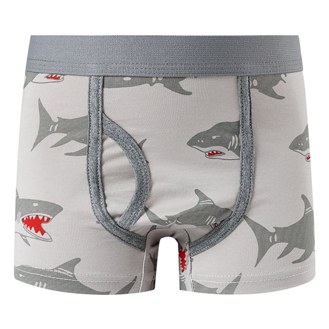 MIASHUI Boxeurs pour Garçons, Petits Garçons, sous-Vêtements en Coton à Imprimé, Lot de 1, 6-7 Ans