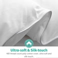 thumbnail image 2 of APSMILE Luxurious Feathers Down Full Queen Duvet Comforter, White, 2 of 9