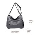 thumbnail image 2 of Edgergery Nouveau Sac Bandoulière à une Épaule en Cuir Grande Capacité à Multiples Compartiments Sac pour Femme, 2 of 2