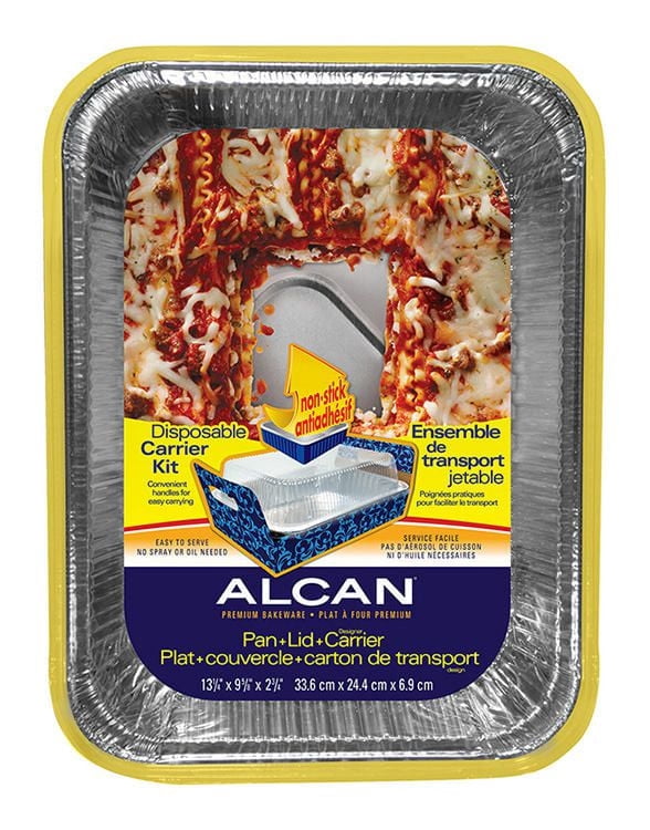 Alcan® Lasagna Pan Carrier w/Lid Aluminum Foil Pan - Walmart.ca