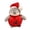 D, variant on Christmas Sitting Reindeer Shelf Sitter Decor,Christmas Decoration Plush Stuffed Animals,Cute Penguin Santa Hat Figure for Tabletop Shelf, Soft Holiday Ornament Home Decor Gift