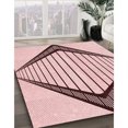 thumbnail image 3 of Ahgly Company Tapis Rectangulaire Lavable en Machine Intérieur Transitionnel Rouge Indien, 8 Pieds x 12 Pieds, 3 of 7